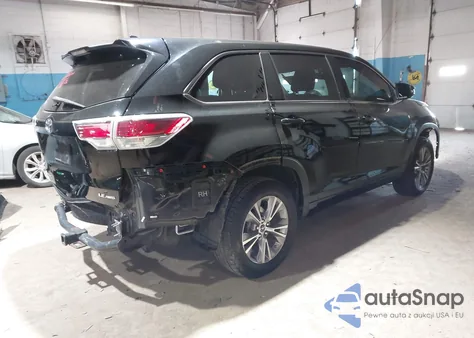 2016 Toyota Highlander Le Plus V6 z USA, uszkodzony, nr VIN 5TDBKRFH4GS307182